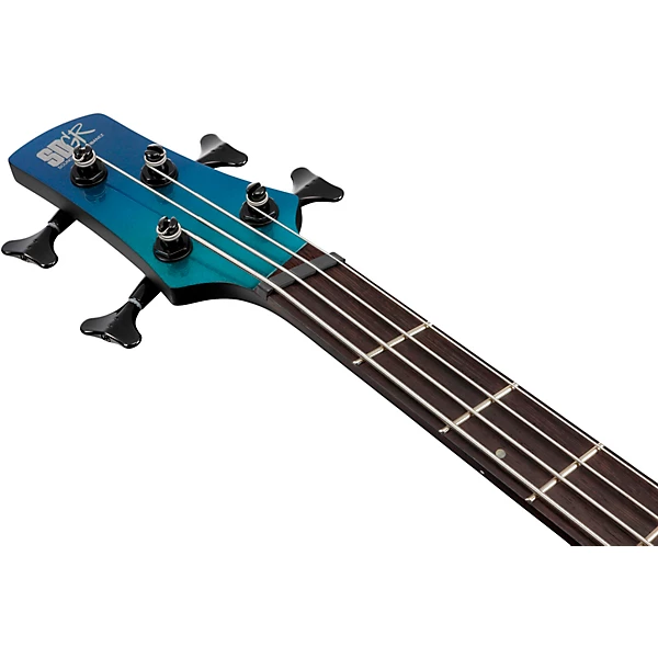 Ibanez SRMS720 4 String Multi Scale Electric Bass Guitar Level 1 Blue Chameleon M06848004001000.gc