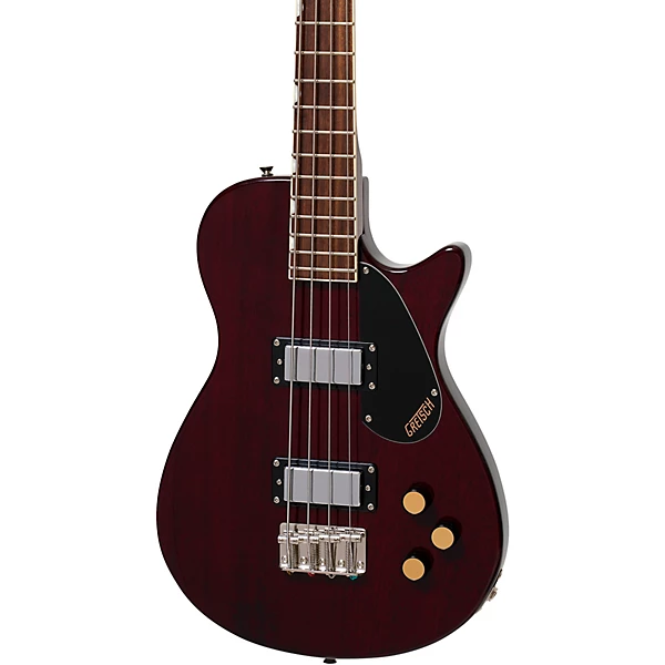 Streamliner Jet Club Bass Single Cut Short Scale Bass Walnut Stain
