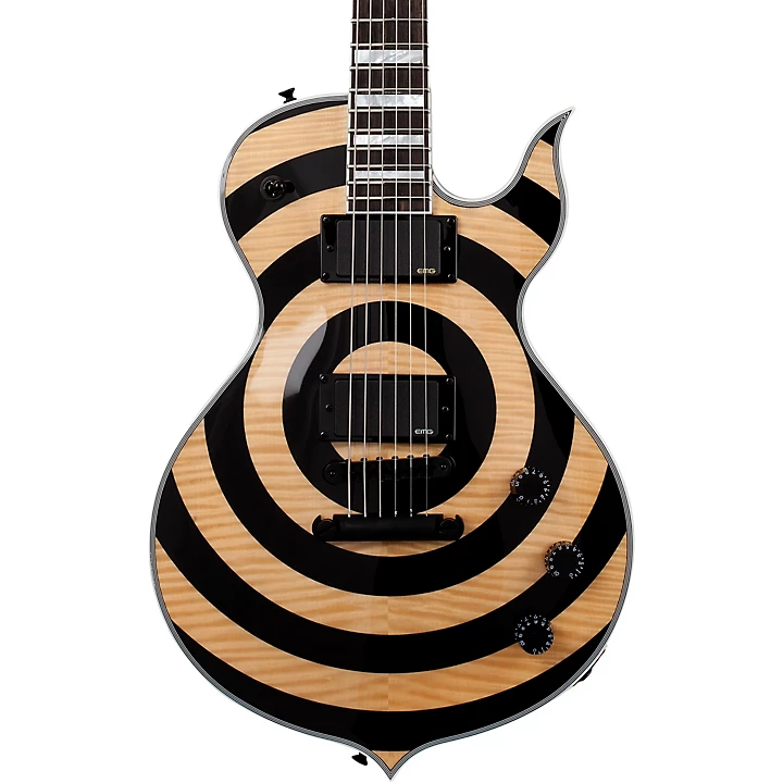 Odin Grail Rawtop Bullseye Electric Guitar Natural