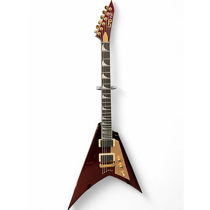 Used ESP LTD LKH25 Kirk Hammett Signature Red Solid Body Electric Guitar