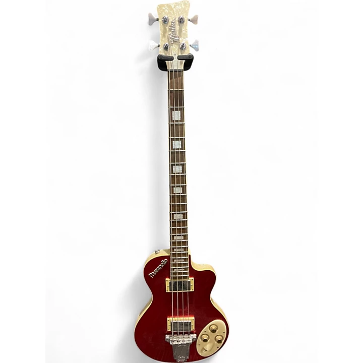 Italia Used Italia MARANELLO SPARKLE RED Electric Bass Guitar.gc