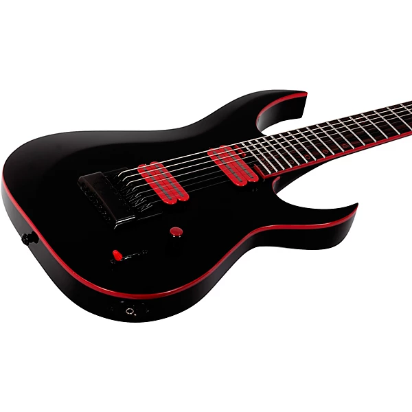 Schecter Guitar Research Sunset 7 ET Red Dawn Electric Guitar Gloss Black