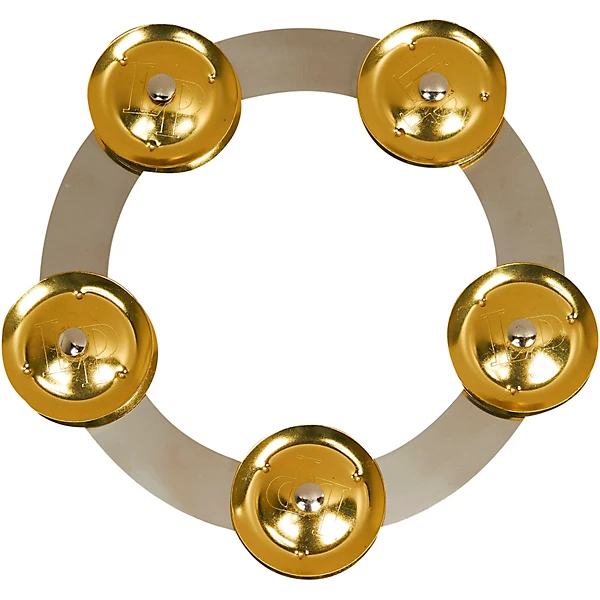 Tambo Ring Stainless Steel with Brass Jingles 6 in