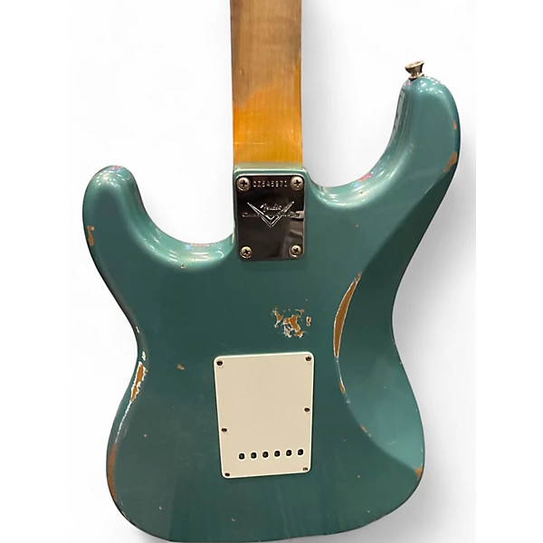 Fender Used Fender custom show 67 stratocaster relic aged firemist silver Solid Body Electric Guitar.gc