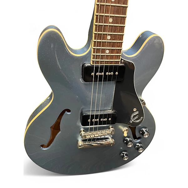 Epiphone Used Epiphone ES 339 P90 PRO Pelham Blue Hollow Body Electric Guitar.gc
