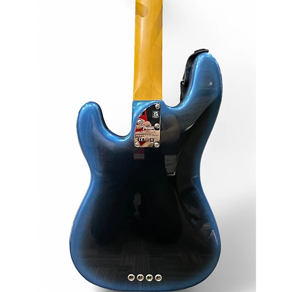 Used 2020s Fender American Professional II Precision Bass Dark Night Electric Bass Guitar