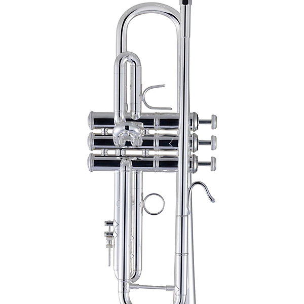180 Stradivarius 43 Bell Series Professional Bb Trumpet with Reverse Leadpipe Silver plated Yellow Brass Bell