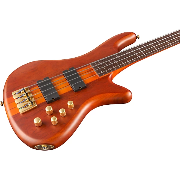 Schecter Guitar Research Stiletto Studio 4 Fretless Bass Satin Honey