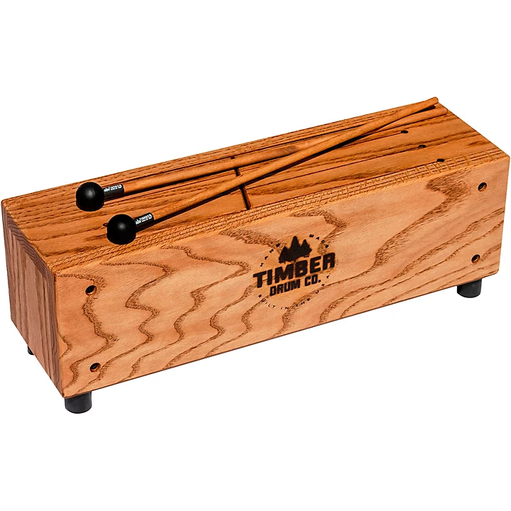 Slit Tongue Log Drum with Mallets