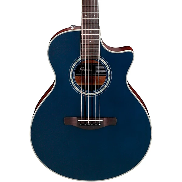 AE200JR Mini Auditorium Acoustic Electric Guitar Dark Tide Blue Flat