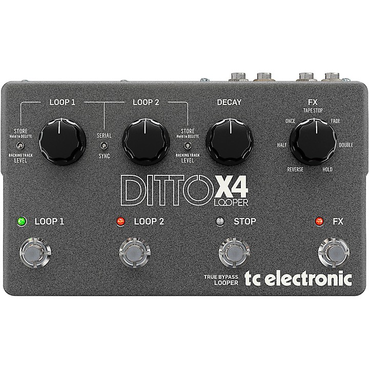 TC Electronic Ditto X4 Looper Effects Pedal Level 1 J31315004000000.gc