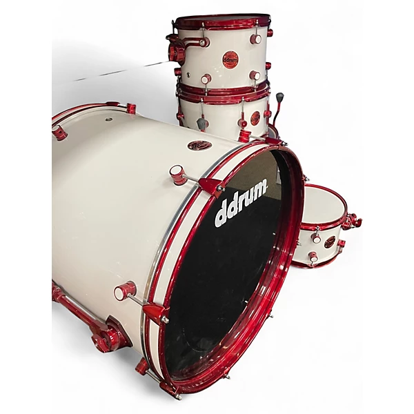 ddrum Used ddrum 5 Piece Reflex Arctic White Drum Kit.gc