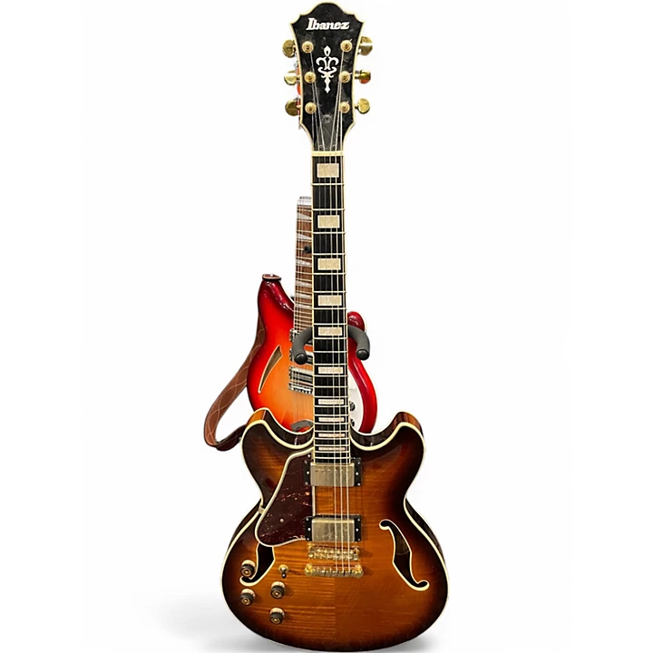 Used Ibanez AS93FML VLS 5B 02 VIOLIN BURST Hollow Body Electric Guitar