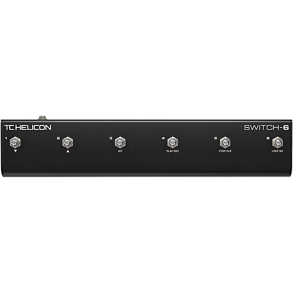 TC Helicon SWITCH 6 6 Button Footswitch Black