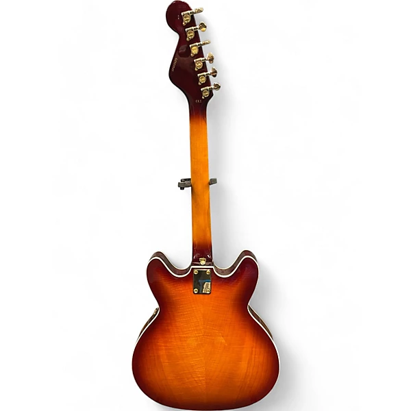 Hagstrom Used Hagstrom 67 Viking II Limited Edition Vintage Sunburst Solid Body Electric Guitar.gc