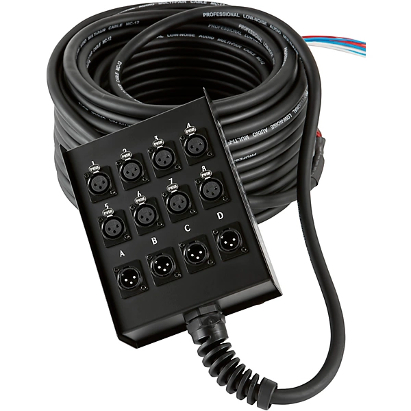 Musicians Gear Stage Snake Level 1 8 x 4 in 50 ft J12018004002001.gc