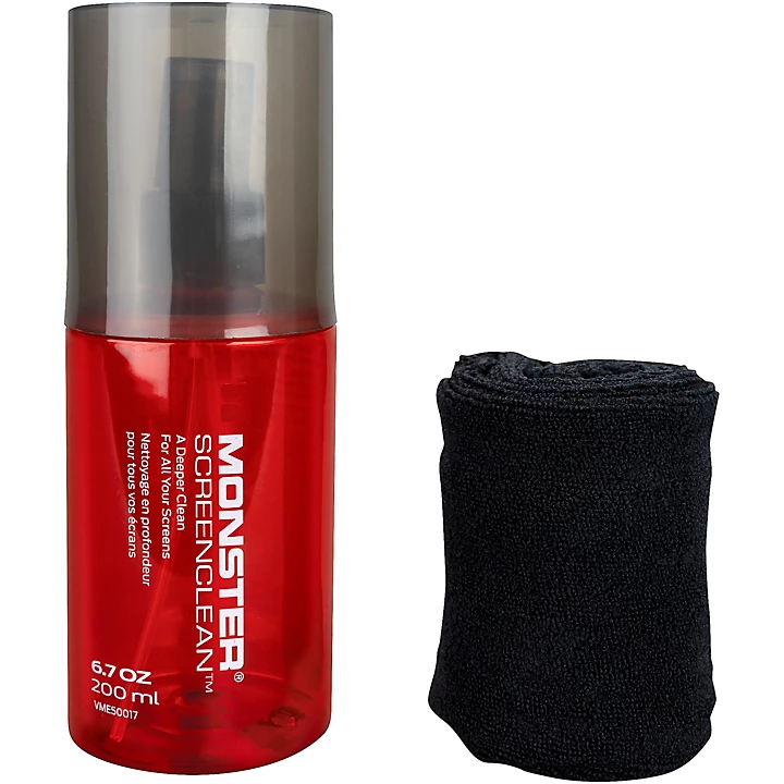 ScreenClean 200ML Bottle Microfiber Cloth