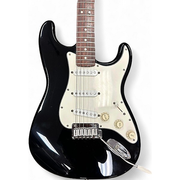 Used Fender 1996 50th Anniversary American Stratocaster Black Solid Body Electric Guitar
