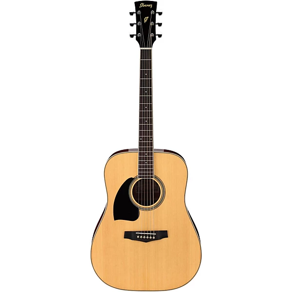 Ibanez Performance Series PF15 Left Handed Dreadnought Acoustic Guitar Natural