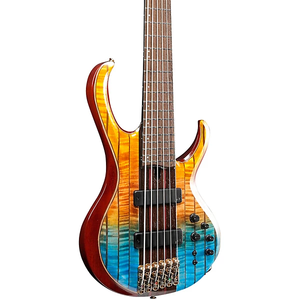 Ibanez Premium BTB1936 6 String Electric Bass Sunset Fade Low Gloss
