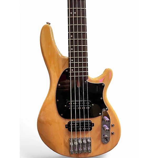 Used Schecter Guitar Research CV 5 Natural Electric Bass Guitar