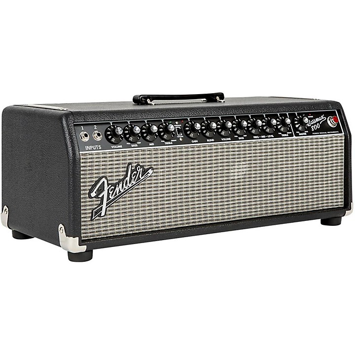 Fender Bassman 800 Hybrid 800W Bass Amp Head Level 1 Black J41142004001000.gc