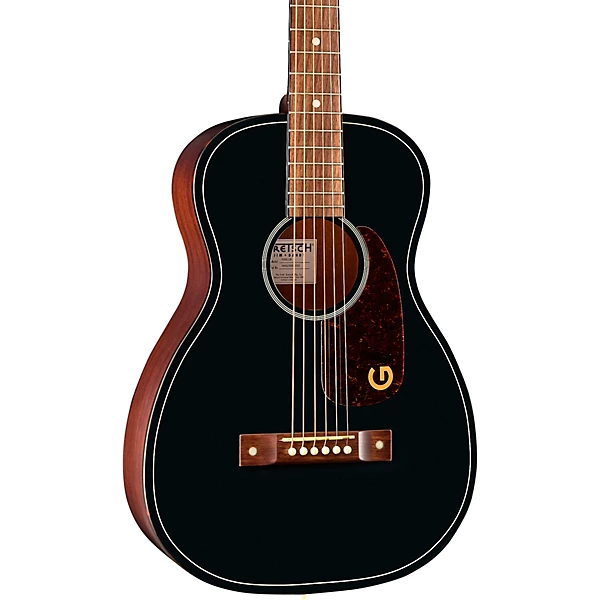 Gretsch Guitars Jim Dandy Deltoluxe Parlor Acoustic Guitar Black Top