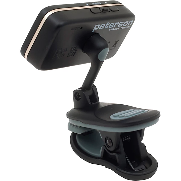 Peterson StroboClip HDC Rechargeable Clip On Tuner Black