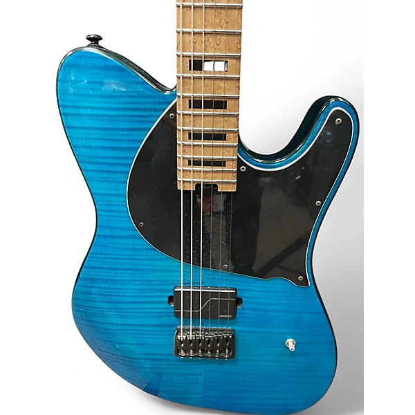 Balaguer Used Balaguer SELECT CUSTOM THICKET BLUE QUILT Solid Body Electric Guitar.gc