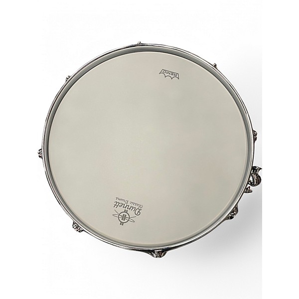 Dunnett Used Dunnett 65X14 Chrome Plated Stainless Steel Snare Stainless Steel Drum.gc