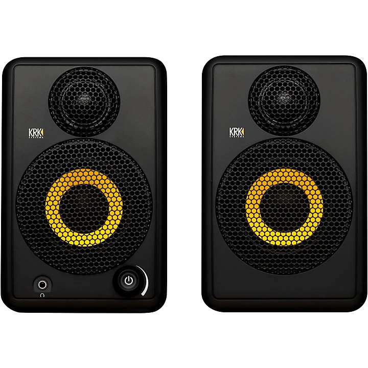 KRK GOAUX3 3 Powered Portable Studio Monitor Pair Level 1 Black L96689004001000.gc