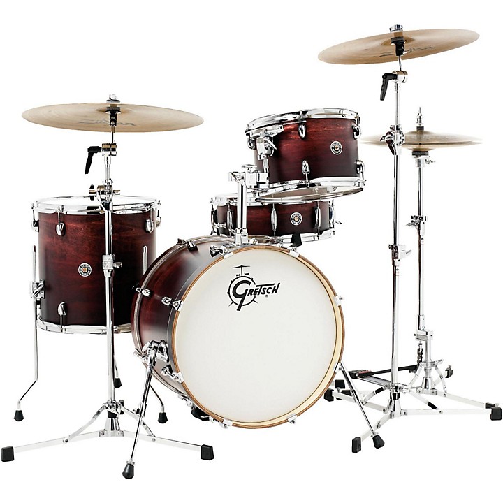 Gretsch Drums Catalina Club Jazz 4 Piece Shell Pack Level 1 Satin Antique Fade J47592004002000.gc