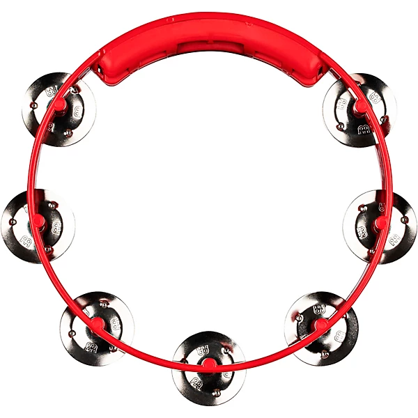 MEINL Headliner Series Single Row Tour Tambourine, 8 in. Red