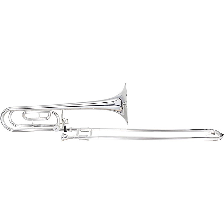 BTB1488 Performance Series Bb F Large Bore Rotor Trombone Outfit with Closed Wrap Silver plated Yellow Brass Bell