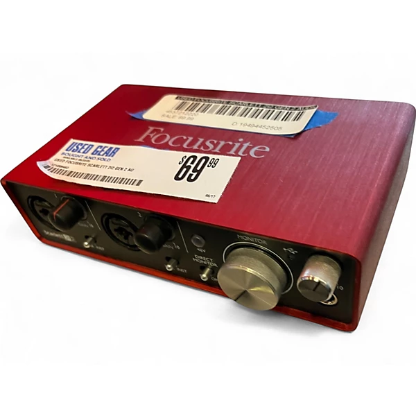 Focusrite Used Focusrite Scarlett 2i2 Gen 2 Audio Interface