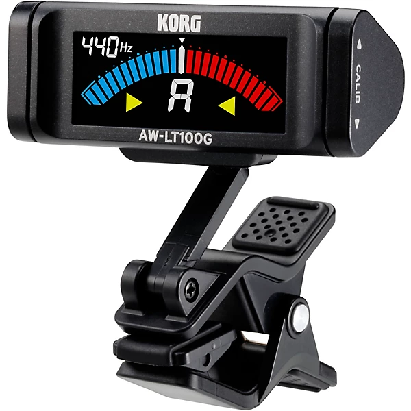 AW LT100G Clip On Guitar Tuner Black