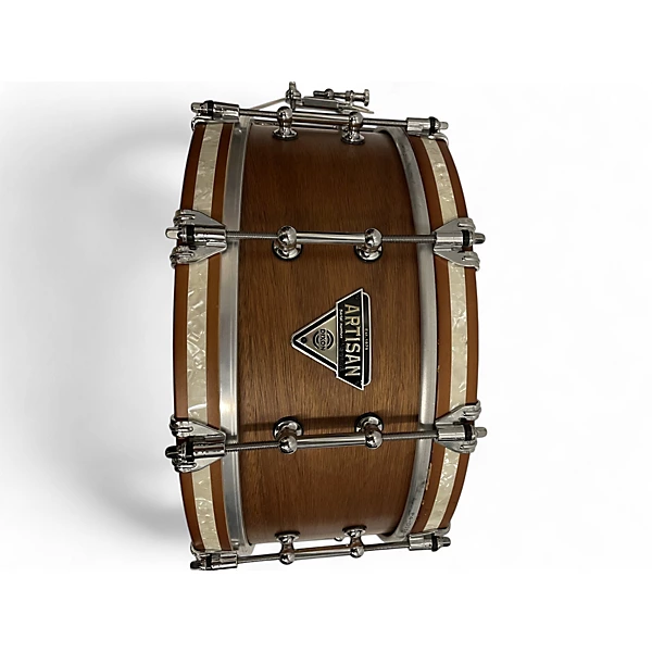 Used Dixon 6.5X14 CHRIS BRADY LIMITED EDITION ARTISAN SNARE Natural Drum
