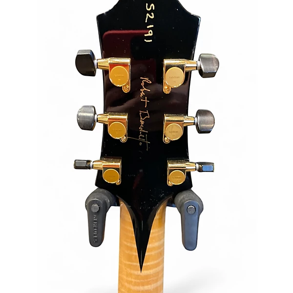 Used Benedetto Guitars Bravo Deluxe Left Handed Natural Hollow Body Electric Guitar