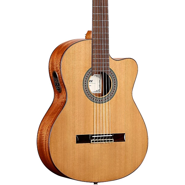 Alvarez AC65ce Nylon String Classical Acoustic Electric Guitar Natural