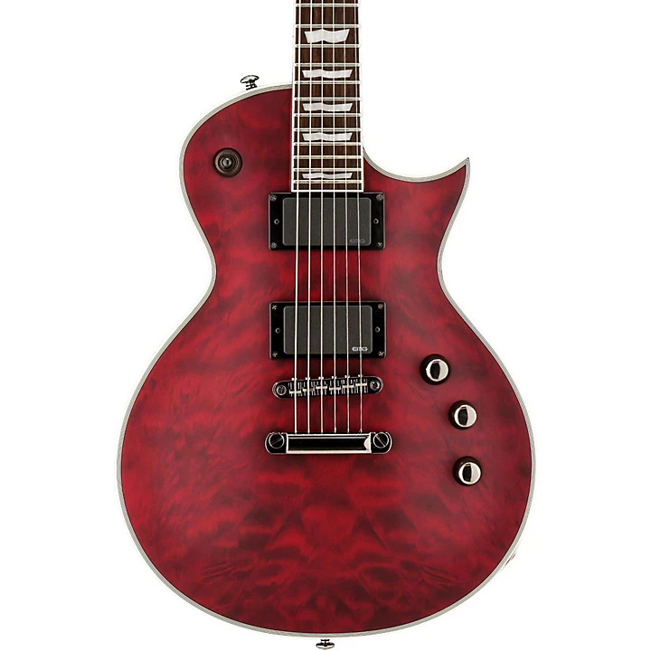 ESP LTD EC 401QM Electric Guitar See Thru Black Cherry Sunburst