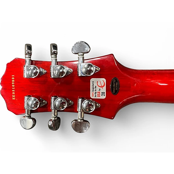 Used Epiphone Les Paul Standard Cherry Sunburst Solid Body Electric Guitar