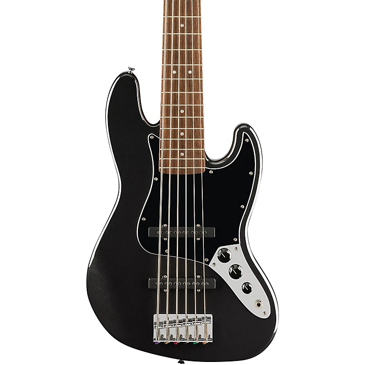 Affinity Series Jazz Bass VI Black Metallic