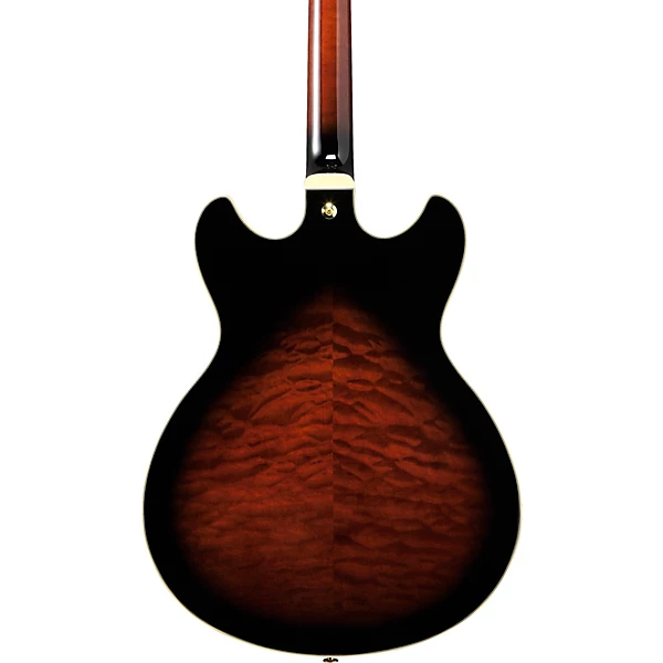 Ibanez Artcore Expressionist AS93QMSP Semi Hollowbody Electric Guitar Dark Brown Sunburst