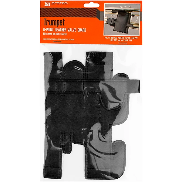 Trumpet 6 Point Leather Valve Guard