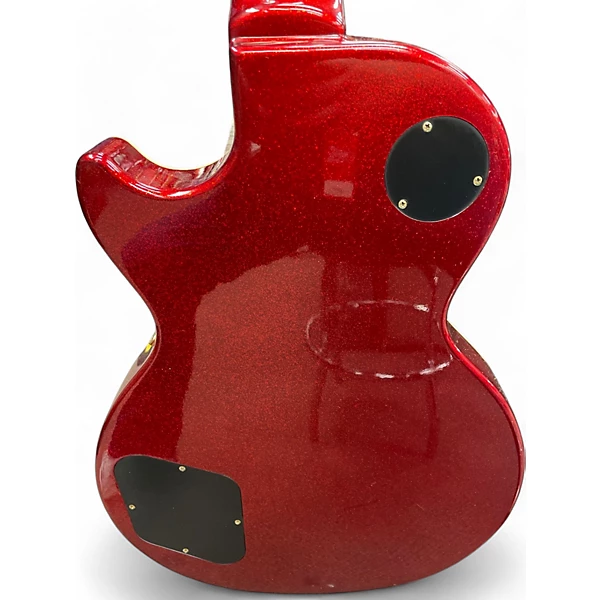 Used Epiphone Limited Edition Les Paul Standard Sparkle Flake Red Sparkle Solid Body Electric Guitar