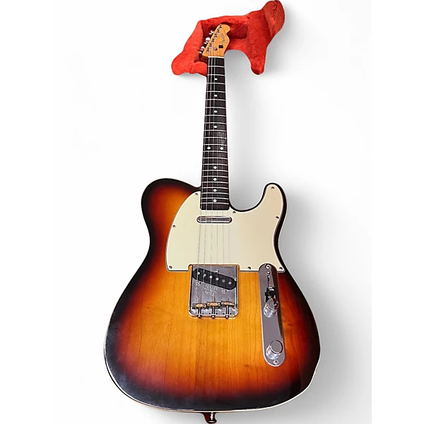 Vintage 1990 Fender Tele Custom TL 62 Sunburst Solid Body Electric Guitar