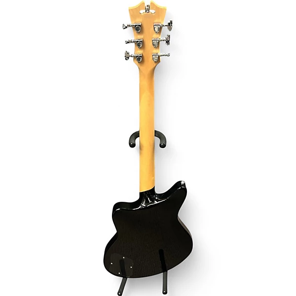 DAngelico Used DAngelico Premier Series Bedford Electric Guitar with Stopb Black Solid Body Electric Guitar.gc