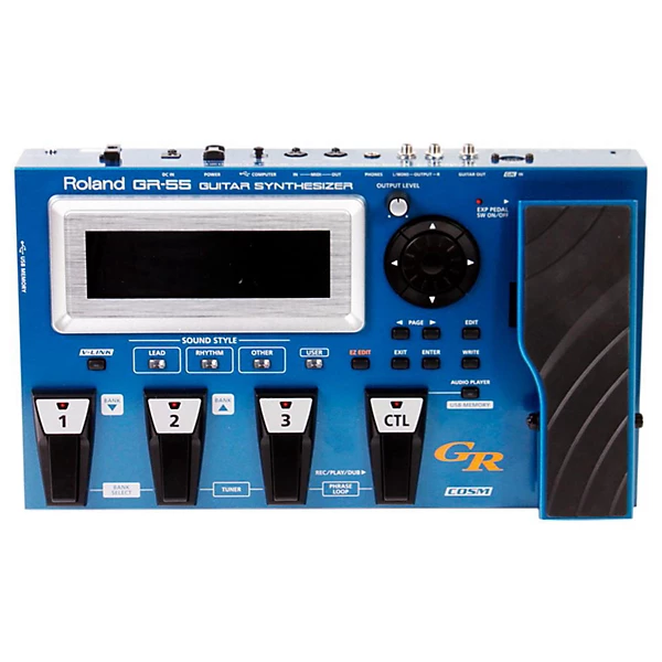 Roland GR 55 Guitar Synthesizer Level 2 Black With GK 3 Divided Pickup