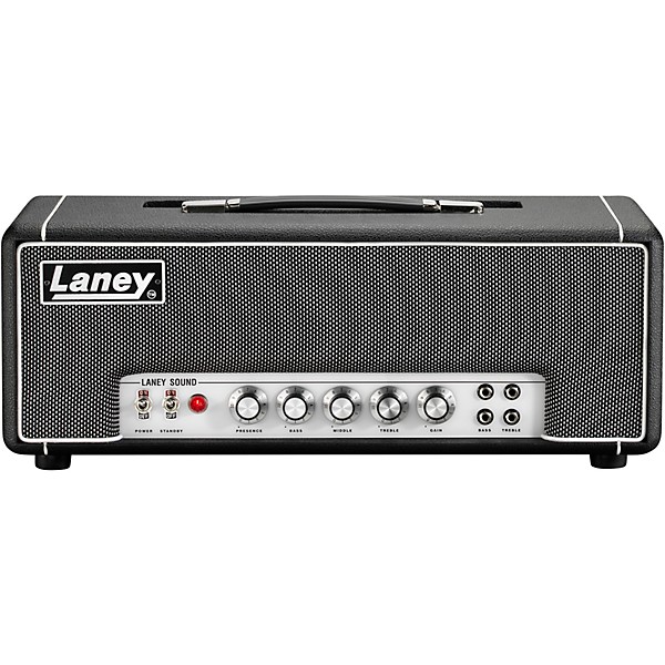 LA30BL 30W Tube Guitar Amp Head Black and Silver