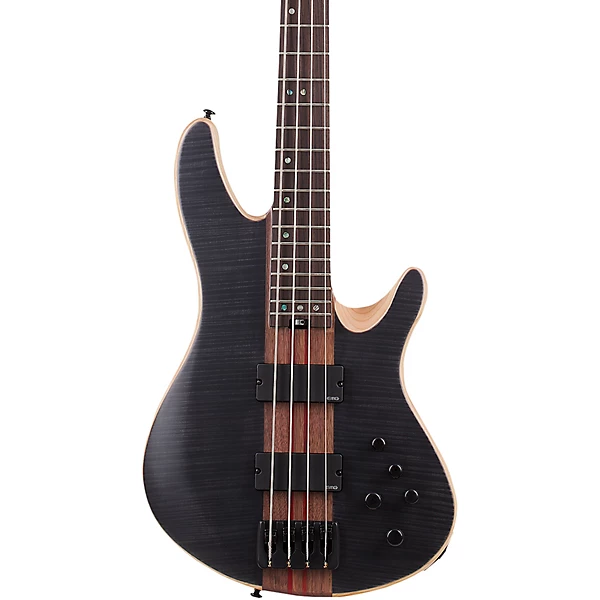 Charles Berthoud CB 4 Electric Bass See Thru Black Satin